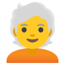 Google (Android 12L)  🧑‍🦳  Person: White Hair Emoji