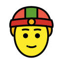OpenMoji 13.1  👲  Person With Skullcap Emoji