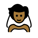 OpenMoji 13.1  👰🏾  Person With Veil: Medium-dark Skin Tone Emoji