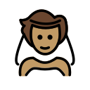 OpenMoji 13.1  👰🏽  Person With Veil: Medium Skin Tone Emoji
