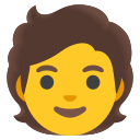 Google (Android 12L)  🧑  Person Emoji