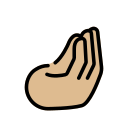 OpenMoji 13.1  🤌🏼  Pinched Fingers: Medium-light Skin Tone Emoji