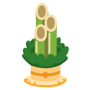 Google (Android 12L)  🎍  Pine Decoration Emoji