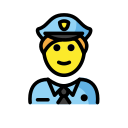 OpenMoji 13.1  👮  Police Officer Emoji