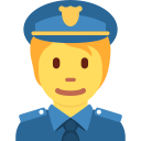 Twitter (Twemoji 14.0)  👮  Police Officer Emoji
