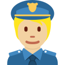 Twitter (Twemoji 14.0)  👮🏼  Police Officer: Medium-light Skin Tone Emoji