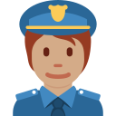Twitter (Twemoji 14.0)  👮🏽  Police Officer: Medium Skin Tone Emoji