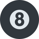 Twitter (Twemoji 14.0)  🎱  Pool 8 Ball Emoji