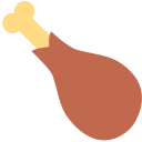 Twitter (Twemoji 14.0)  🍗  Poultry Leg Emoji
