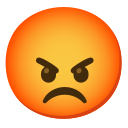 Google (Android 12L)  😡  Pouting Face Emoji