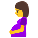 Google (Android 11.0)  🤰  Pregnant Woman Emoji