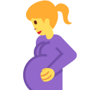 Twitter (Twemoji 14.0)  🤰  Pregnant Woman Emoji