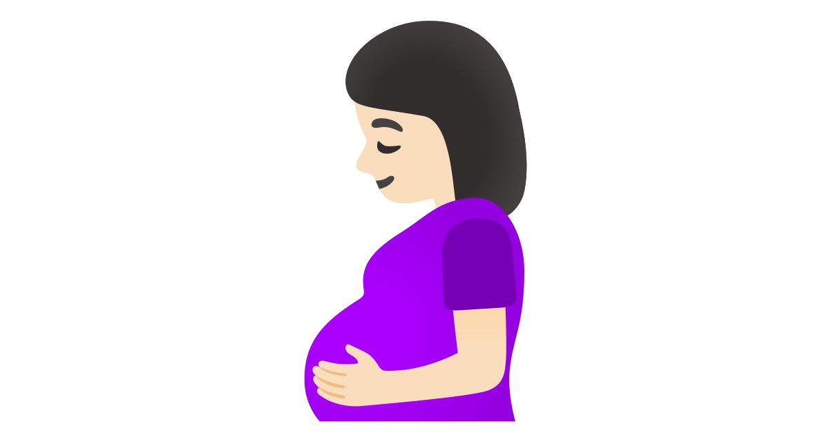 🤰🏻  Pregnant Woman: Light Skin Tone