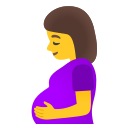 Google (Android 12L)  🤰  Pregnant Woman Emoji