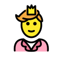 OpenMoji 13.1  🤴  Prince Emoji