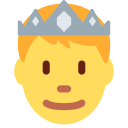 Twitter (Twemoji 14.0)  🤴  Prince Emoji