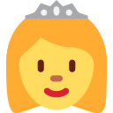 Twitter (Twemoji 14.0)  👸  Princess Emoji