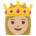 Google (Android 12L)  👸🏼  Princess: Medium-light Skin Tone Emoji