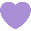 Twitter (Twemoji 14.0)  💜  Purple Heart Emoji