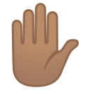 Google (Android 12L)  ✋🏽  Raised Hand: Medium Skin Tone Emoji
