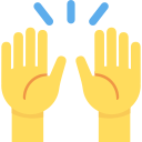 Twitter (Twemoji 14.0)  🙌  Raising Hands Emoji