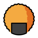 OpenMoji 13.1  🍘  Rice Cracker Emoji