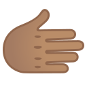 Google (Android 12L)  🫱🏽  Rightwards Hand: Medium Skin Tone Emoji