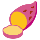 Google (Android 12L)  🍠  Roasted Sweet Potato Emoji