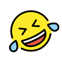 OpenMoji 13.1  🤣  Rolling On The Floor Laughing Emoji