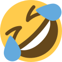 Twitter (Twemoji 14.0)  🤣  Rolling On The Floor Laughing Emoji