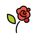 OpenMoji 13.1  🌹  Rose Emoji