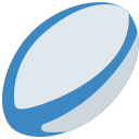 Twitter (Twemoji 14.0)  🏉  Rugby Football Emoji