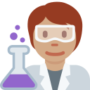 Twitter (Twemoji 14.0)  🧑🏽‍🔬  Scientist: Medium Skin Tone Emoji