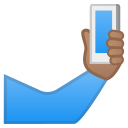 Google (Android 12L)  🤳🏽  Selfie: Medium Skin Tone Emoji