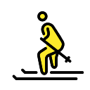 OpenMoji 13.1  ⛷️  Skier Emoji