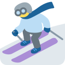 Twitter (Twemoji 14.0)  ⛷️  Skier Emoji