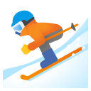 Google (Android 12L)  ⛷️  Skier Emoji