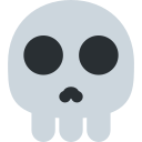Twitter (Twemoji 14.0)  💀  Skull Emoji