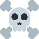 Twitter (Twemoji 14.0)  ☠️  Skull And Crossbones Emoji