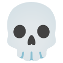 Google (Android 12L)  💀  Skull Emoji