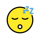 OpenMoji 13.1  😴  Sleeping Face Emoji