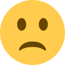 Twitter (Twemoji 14.0)  🙁  Slightly Frowning Face Emoji