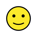 OpenMoji 13.1  🙂  Slightly Smiling Face Emoji