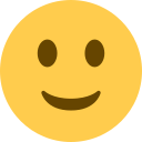 Twitter (Twemoji 14.0)  🙂  Slightly Smiling Face Emoji