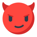 Mozilla (FxEmojis v1.7.9)  😈  Smiling Face With Horns Emoji