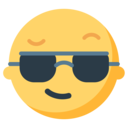 Mozilla (FxEmojis v1.7.9)  😎  Smiling Face With Sunglasses Emoji