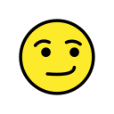 OpenMoji 13.1  😏  Smirking Face Emoji