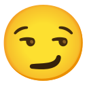 Google (Android 12L)  😏  Smirking Face Emoji