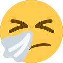 Twitter (Twemoji 14.0)  🤧  Sneezing Face Emoji