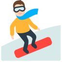 Mozilla (FxEmojis v1.7.9)  🏂  Snowboarder Emoji